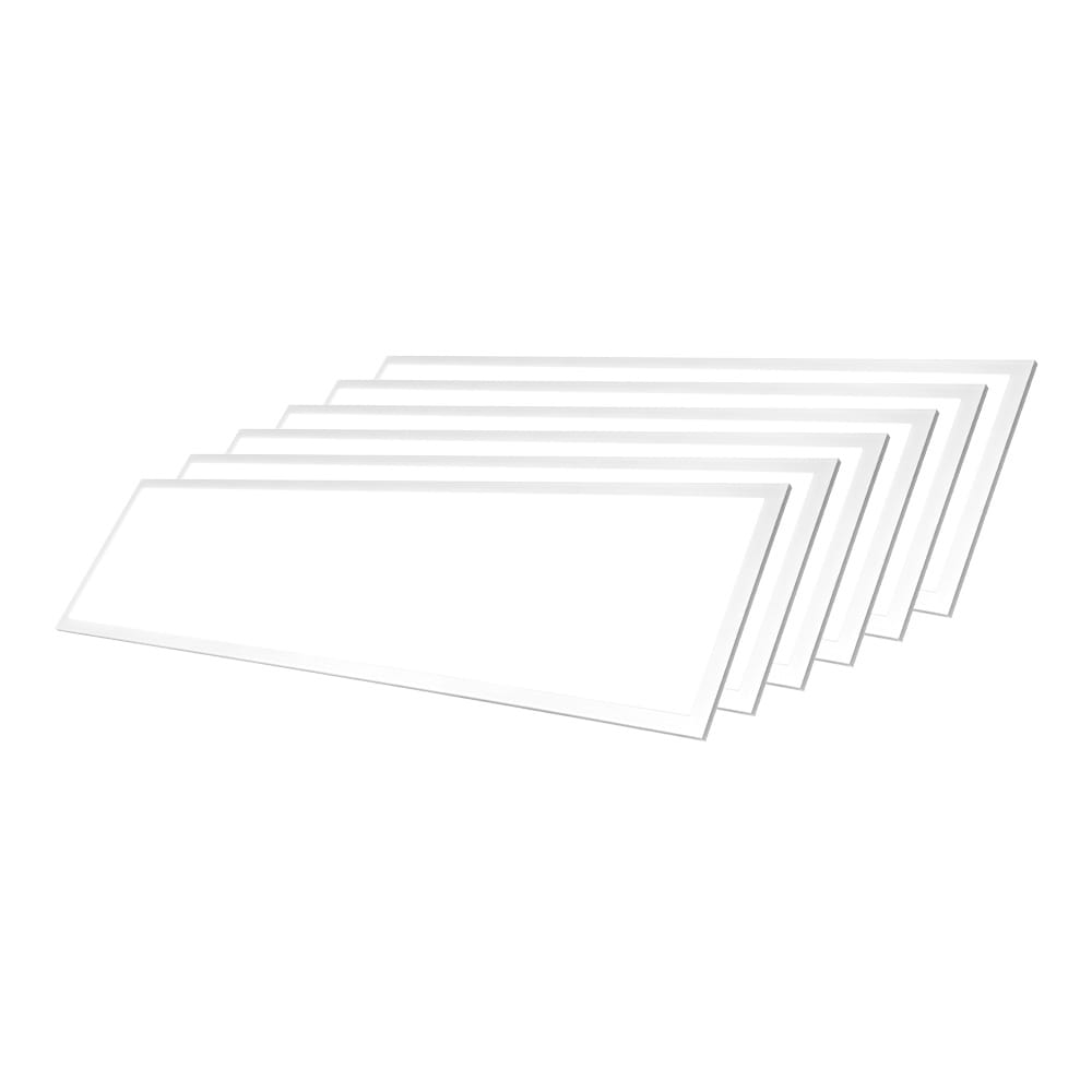 Set van 6 LED panelen - Alpha series - 120x30 cm - 21 Watt 3780 lumen (180lm/W) - 4000K neutraal wit - Flikkervrij - IP20 voor binnen afbeelding