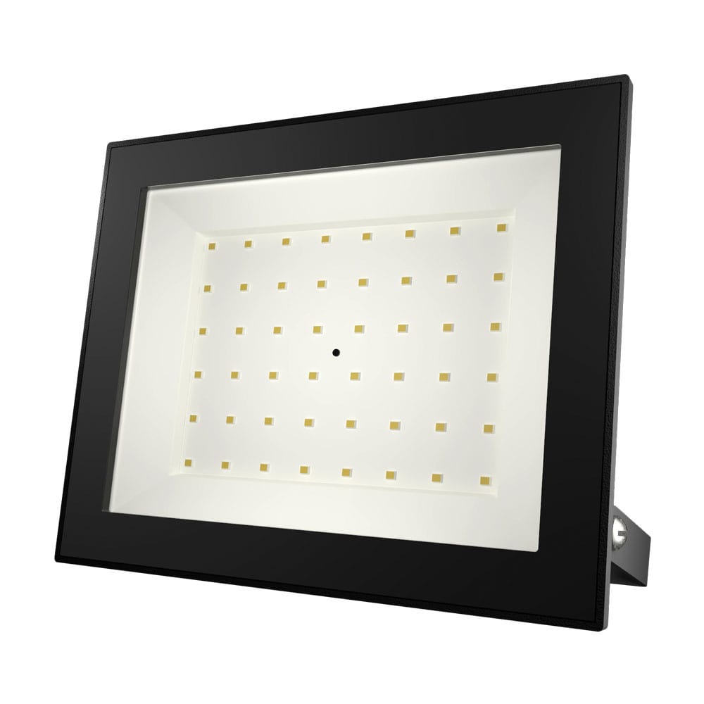 Lumos LED Breedstraler - 50 watt 4770 Lumen (95lm/W) - 4000K neutraal wit - IP65 waterdicht - LED schijnwerper met kantelbare beugel afbeelding