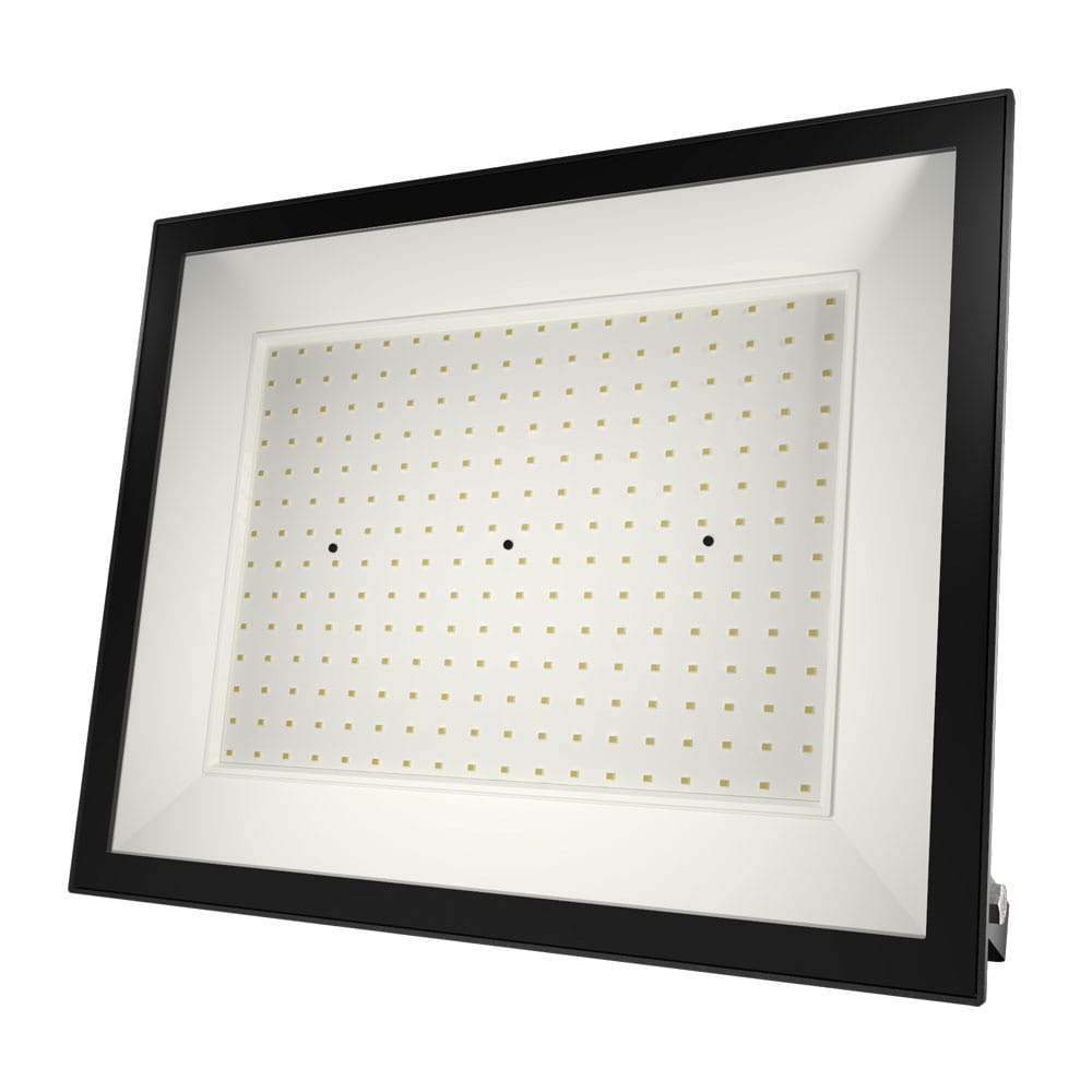 Lumos LED Breedstraler - 200 watt 20.300 Lumen (100lm/W) - 4000K neutraal wit - IP65 waterdicht - LED schijnwerper met kantelbare beugel afbeelding