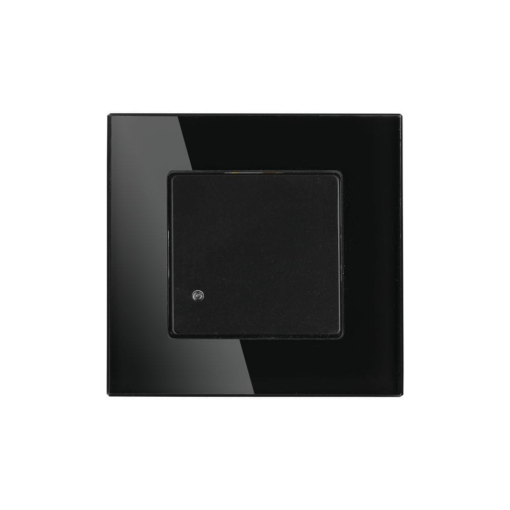 PIR Bewegingssensor - Met schemerschakelaar - 15 meter bereik - Maximaal 1200 Watt - Inbouw - Zwart afbeelding