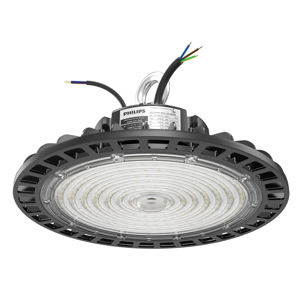 Mercury LED High Bay - Dimbaar - 150 Watt 24.000 lumen (160lm/W) - Philips Xitanium Driver - 4000K neutraal wit - IP65 waterdicht - 50.000 Branduren afbeelding