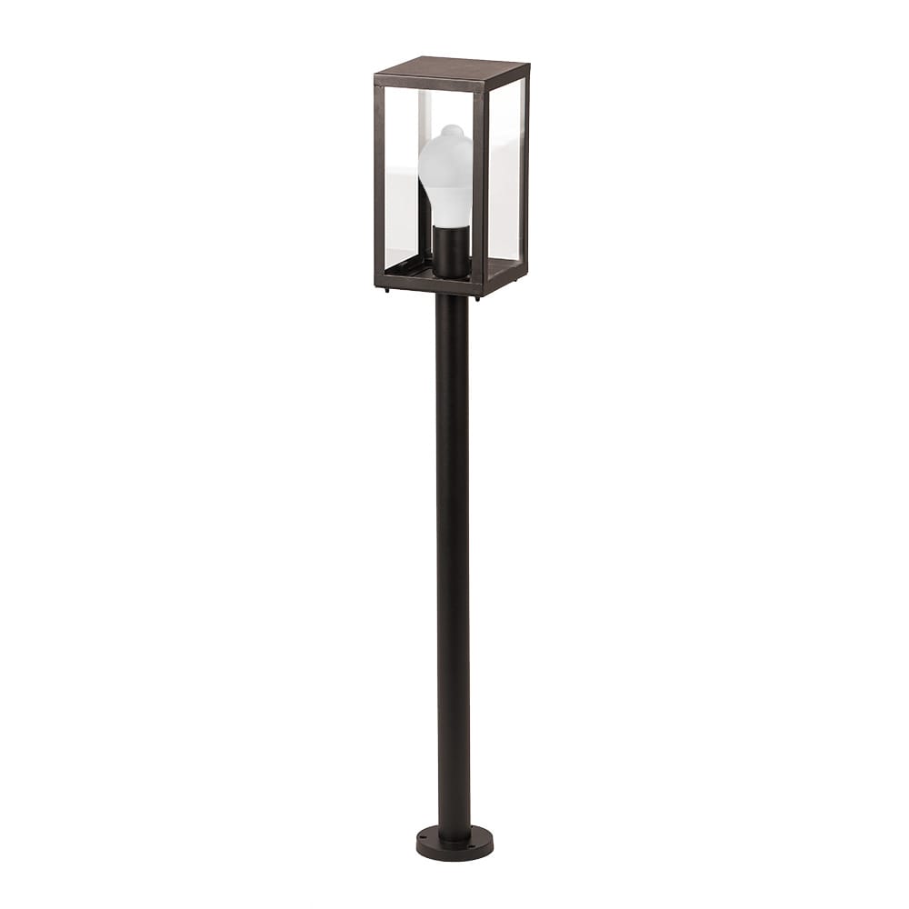 Casey LED Tuinlantaarn 100cm - E27 LED lamp met schemerschakelaar - 8 Watt 620lm - 3000K warm wit - IP44 waterdicht - Buitenlamp met sensor afbeelding