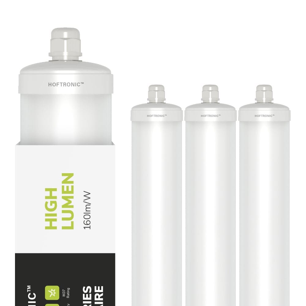 S-Series - Set van 4 LED TL armaturen 150cm - IP65 Waterdicht - 32 Watt 5120 Lumen (160lm/W) - 4000K Neutraal wit - Koppelbaar - IK07 - S-Series Tri-Proof plafondverlichting afbeelding