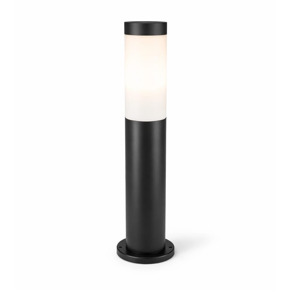 Dally LED Sokkellamp Zwart S - E27 fitting - IP44 Waterdicht - 45 cm - tuinverlichting - padverlichting - Staande buitenlamp afbeelding