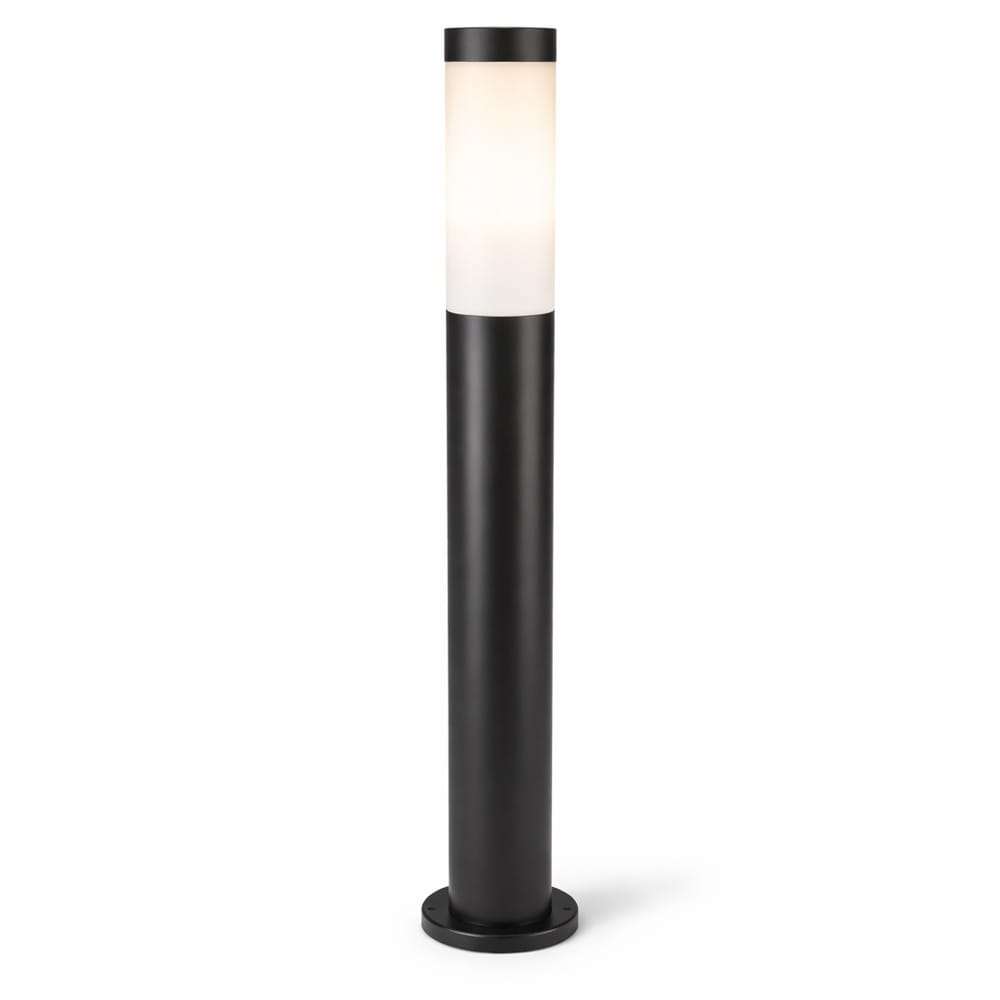 Dally LED Sokkellamp Zwart M - E27 fitting - IP44 Waterdicht - 80 cm - tuinverlichting - padverlichting - Staande buitenlamp afbeelding