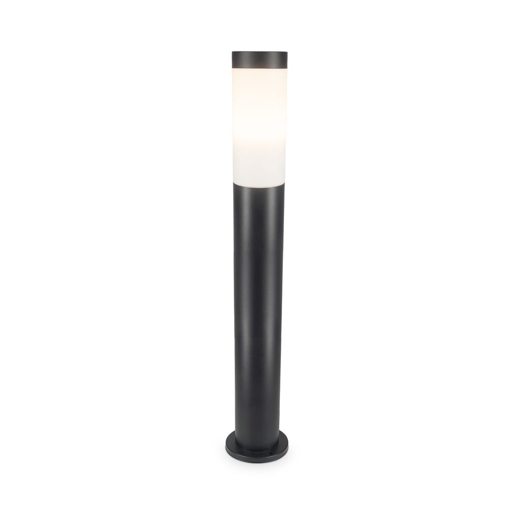 Dally LED Sokkellamp Zwart M - E27 fitting - IP44 Waterdicht - 80 cm - tuinverlichting - padverlichting afbeelding