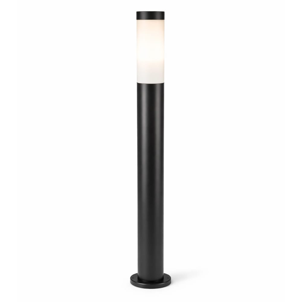 Dally LED Sokkellamp Zwart L - E27 fitting - IP44 Waterdicht - 110 cm - tuinverlichting - padverlichting - Staande buitenlamp afbeelding 1