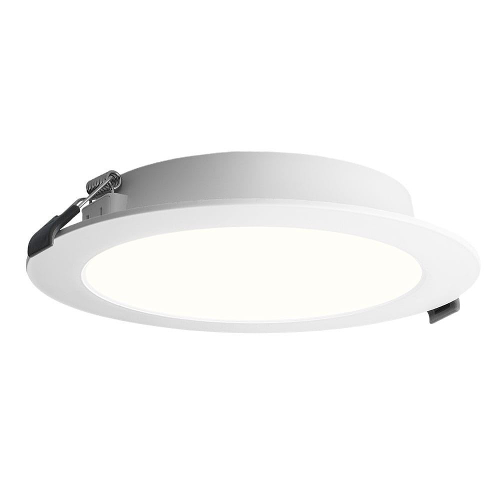 LED downlight ECO inbouwspot mini LED paneel 3 Watt 155 lumen Rond 4000K neutraal wit diameter 100mm plat 25mm