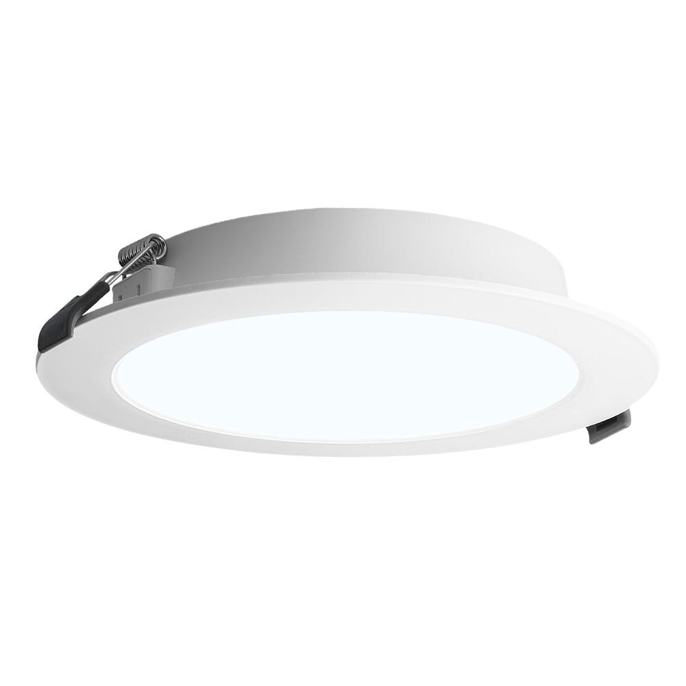 LED downlight ECO inbouwspot mini LED paneel 3 Watt 155 lumen Rond 6500K daglicht wit diameter 100mm plat 25mm