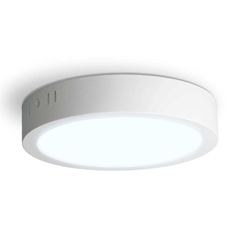 LED Downlight ECO - Ronde opbouwspot - 12 Watt 1160 lumen - 6500K Daglicht wit - IP20 - extra plat afbeelding