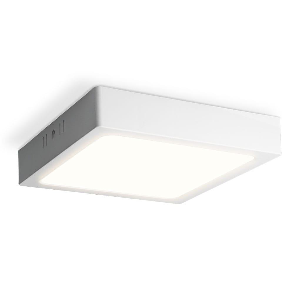 LED Downlight ECO - Vierkante opbouwspot - 12 Watt 1160 lumen - 4000K Neutraal wit - IP20 - extra plat afbeelding