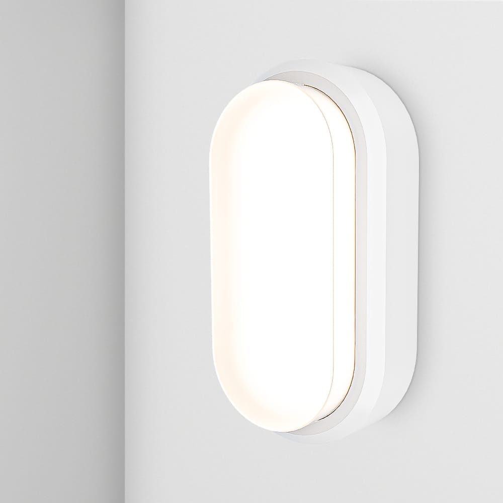 C-Series - LED Plafondlamp wit ovaal - Wandlamp - Scheepslamp - IP54 - 12W 1160lm - 4000K neutraal wit - voor binnen en buiten afbeelding