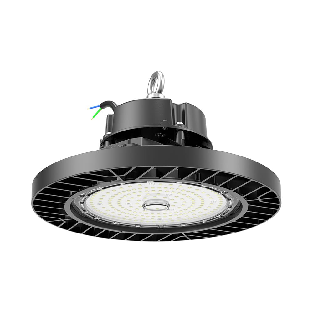 Oberon - LED High Bay - 150 Watt 28.500 Lumen - 190lm/W - 6500K Daglicht wit - IP65 waterdicht - IK09 - 1-10V Dimbaar - Sosen Driver - Ra80 afbeelding