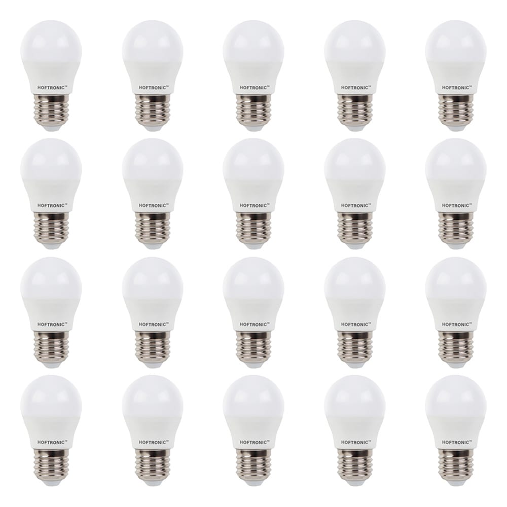 20x E27 LED Lamp - 4,8 Watt 470 lumen - 2700K Warm wit licht - Grote fitting - Vervangt 40 Watt - G45 vorm afbeelding