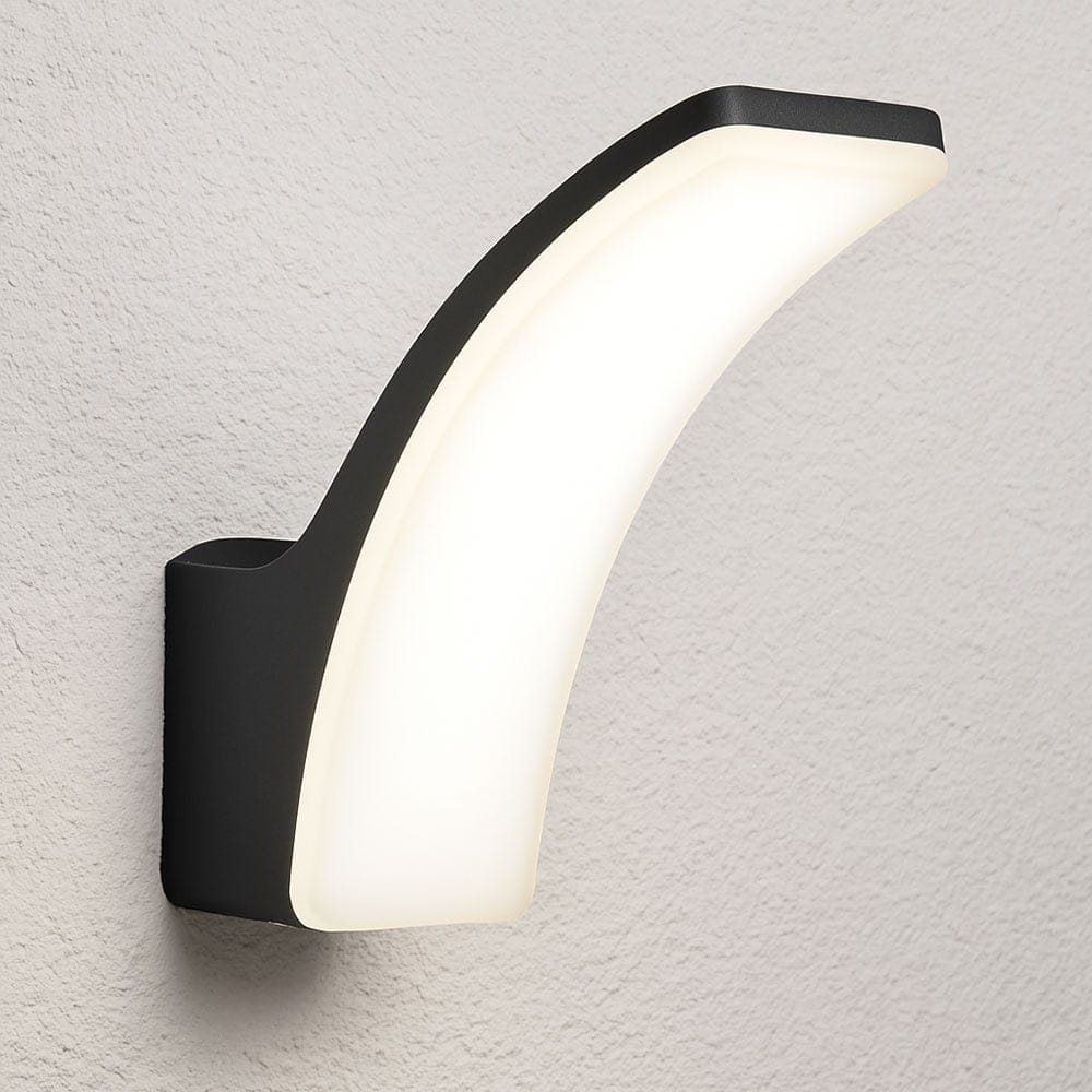 Jargo LED Wandlamp Zwart Modern - CCT lichtkleur instelbaar - 11 Watt 980 lumen - IP44 waterdicht - Buitenlamp afbeelding