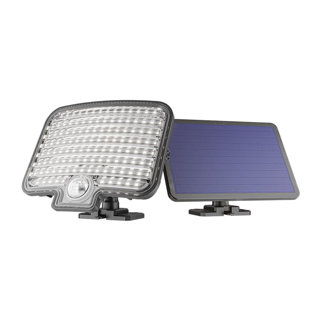 Colby - Solar Wandlamp met sensor - 7 Watt 600 Lumen - Bewegingssensor en schemerschakelaar - 6500K daglicht wit licht - zwart afbeelding