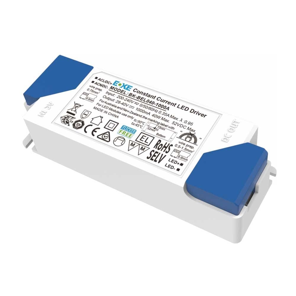 LED Paneel transformator 40 Watt Boke driver DC connector LED trafo IP20 voor binnen 7 jaar garantie