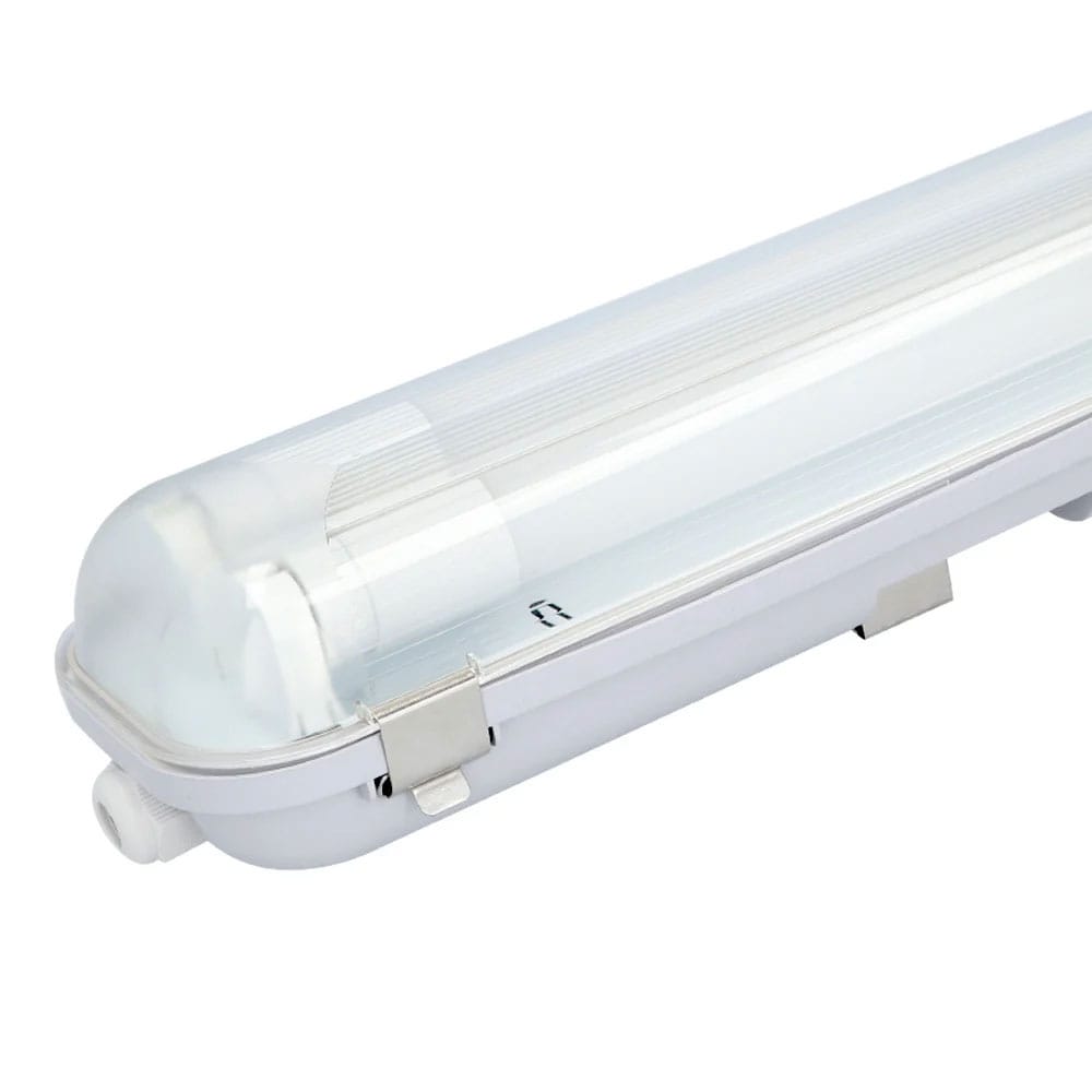 Ecoseries - LED TL armatuur 120cm dubbel IP65 - 6000K - 36 Watt 7200lm (200lm/W) - Flikkervrij koppelbaar - T8 G13 fitting - Incl. 2x LED TL buis afbeelding