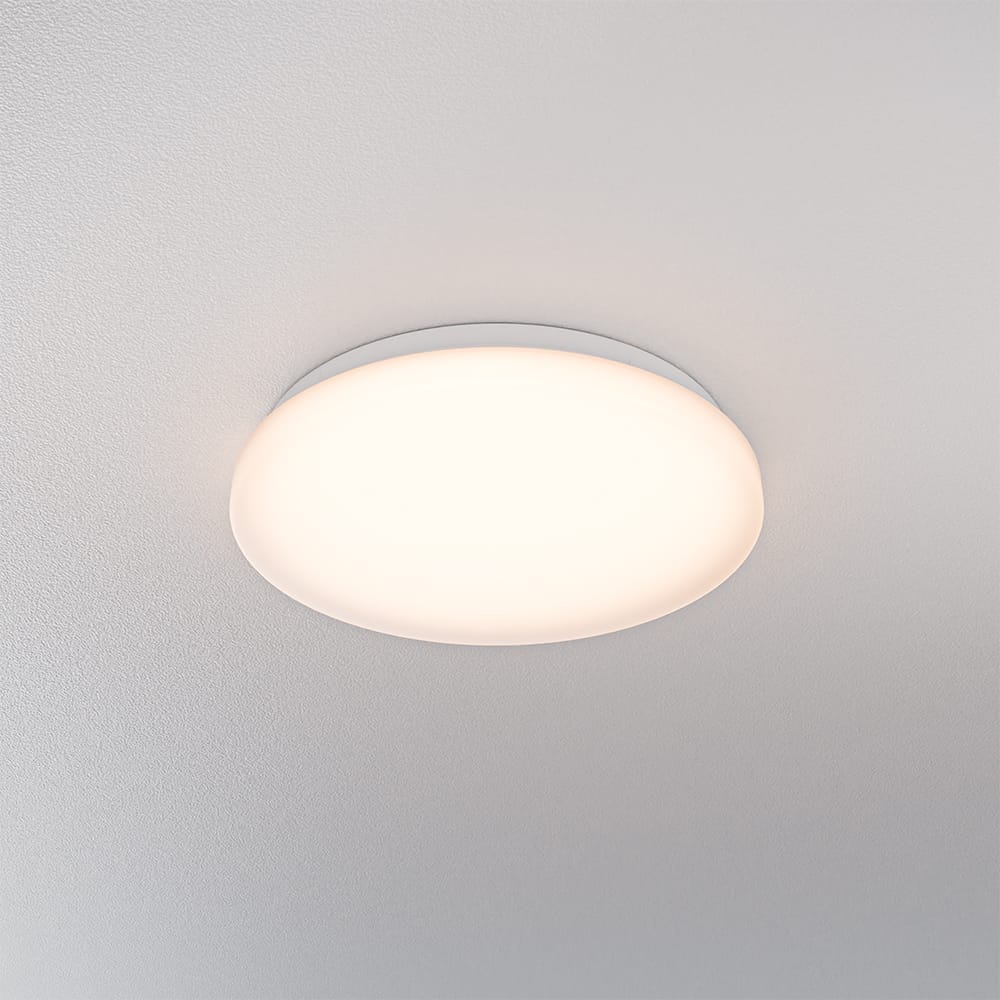 LED Plafondlamp rond - CCT Lichtkleur instelbaar (3000K, 4000K & 6500K) - 12W 1200 lumen (100lm/w) - Diameter 26 cm - IP20 stofdicht voor binnen afbeelding 1