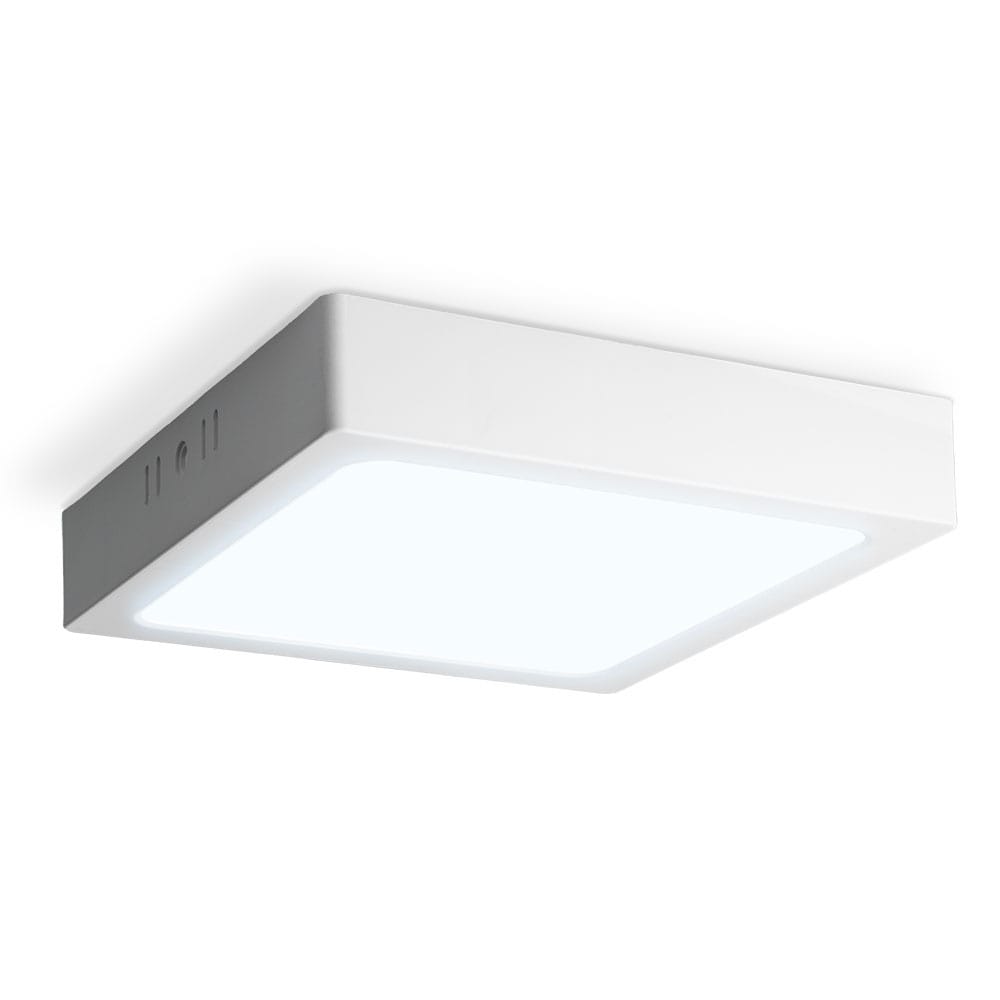 Plafondlamp Timmy - Vierkant - 18 Watt 1800 Lumen - Wit - 6500K daglicht wit - Plafonniere - 204mm - Compact design afbeelding