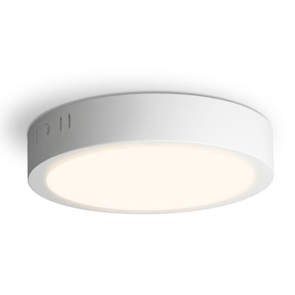 Plafondlamp Timmy - Rond - 18 Watt 1800 Lumen - Wit - 2700K warm wit - Plafonniere - 204mm - Compact design afbeelding