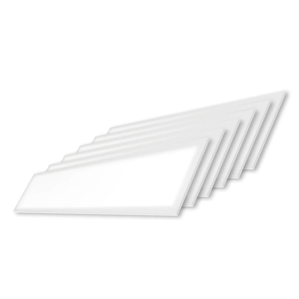 6x LED Paneel - 30x120 cm - 36 Watt - 4860lm (135lm/W) - 4000K neutraal wit - Flikkervrij - UGR22 - 5 jaar garantie afbeelding