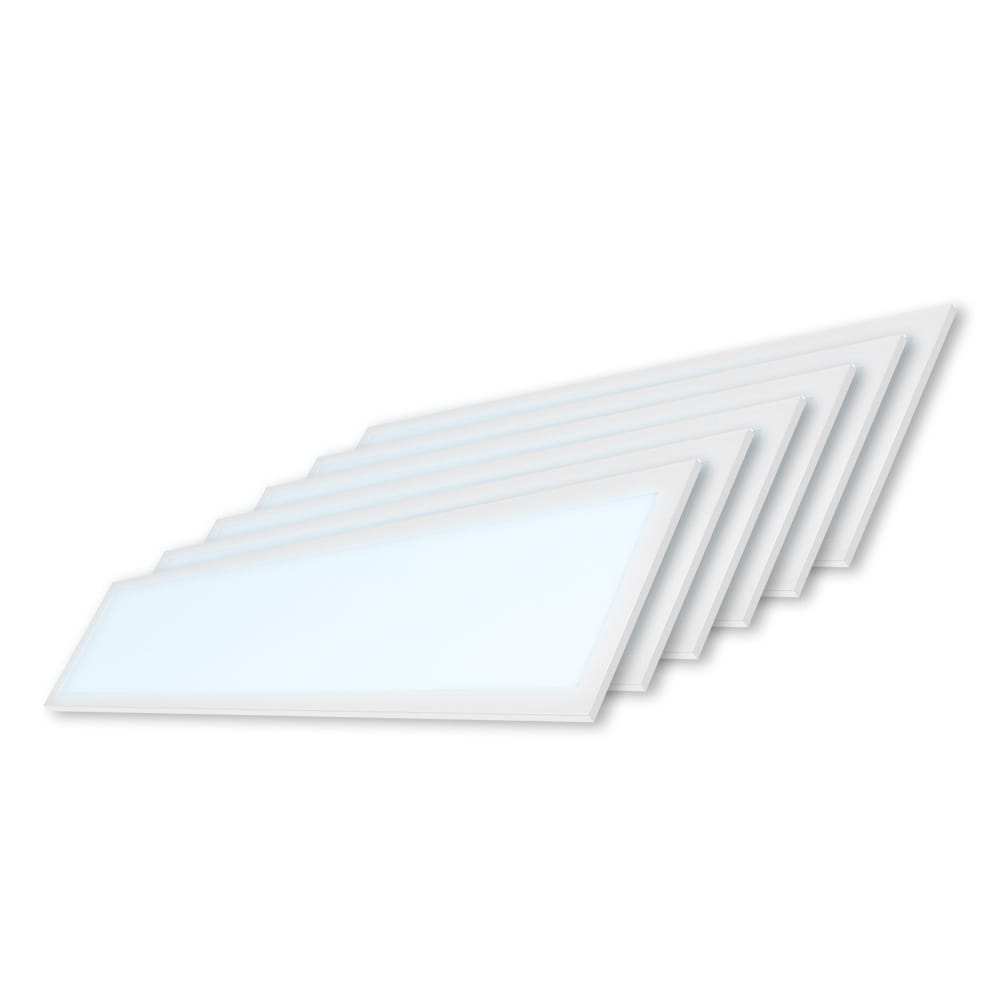 6x LED Paneel - 30x120 cm - 36 Watt - 4860lm (135lm/W) - 6500K daglicht wit - Flikkervrij - UGR22 - 5 jaar garantie afbeelding