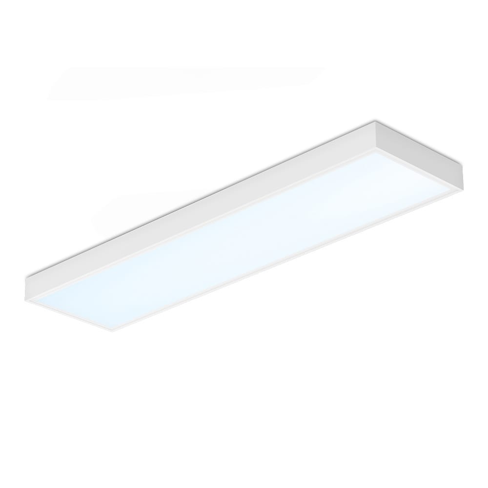 Opbouw LED Paneel - 30x120 cm - 36 Watt - 4860lm (135lm/W) - 6500K daglicht wit - Dali Dimbaar - Flikkervrij - UGR22 - 5 jaar garantie afbeelding