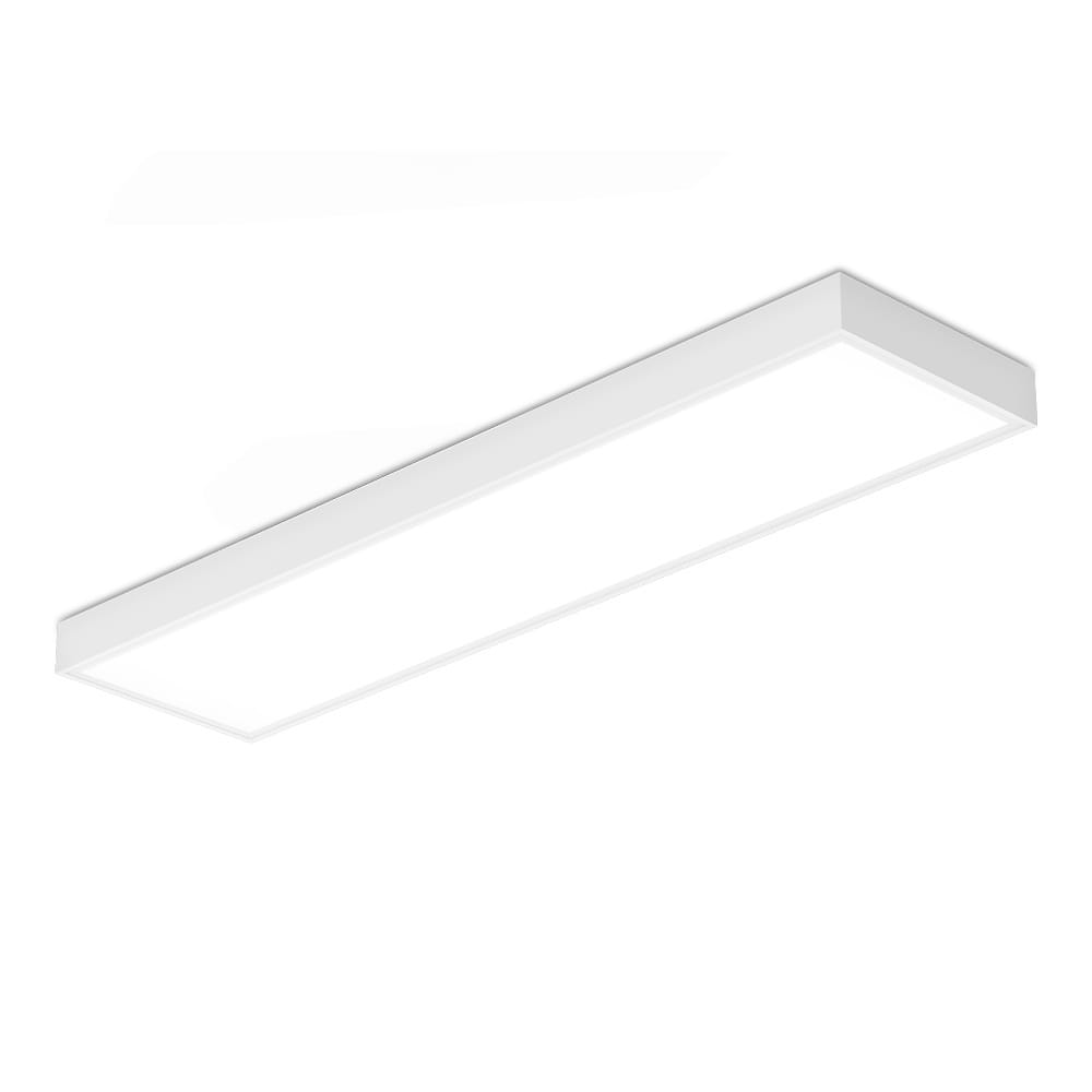 Opbouw LED Paneel - 30x120 cm - 36 Watt - 4860lm (135lm/W) - 4000K neutraal wit - Dali Dimbaar - Flikkervrij - UGR19 - 5 jaar garantie afbeelding