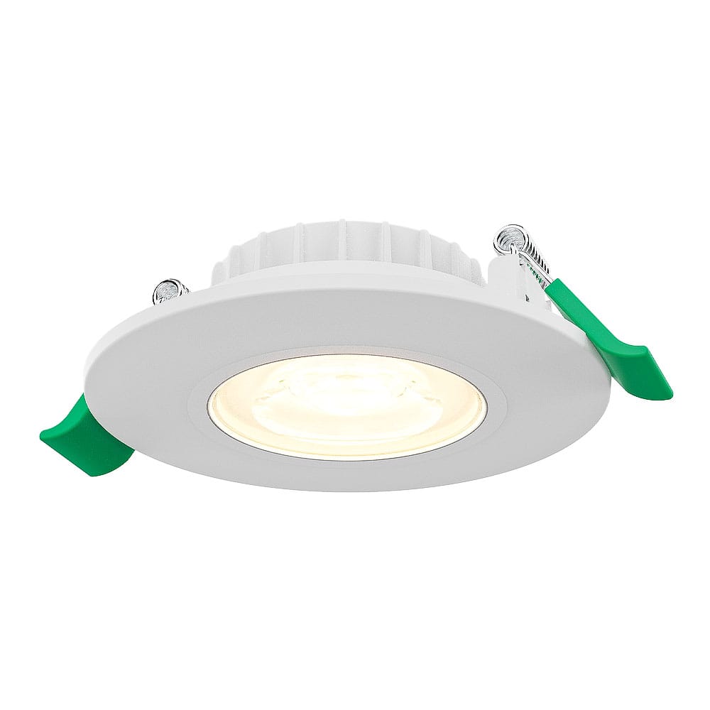 Prado Dimbare LED Inbouwspot - 6 Watt 570 lumen - CCT Lichtkleur Instelbaar 2700K/4000K/6000K - Lage inbouwdiepte 25mm - Rond - IP20 voor binnen - Wit afbeelding