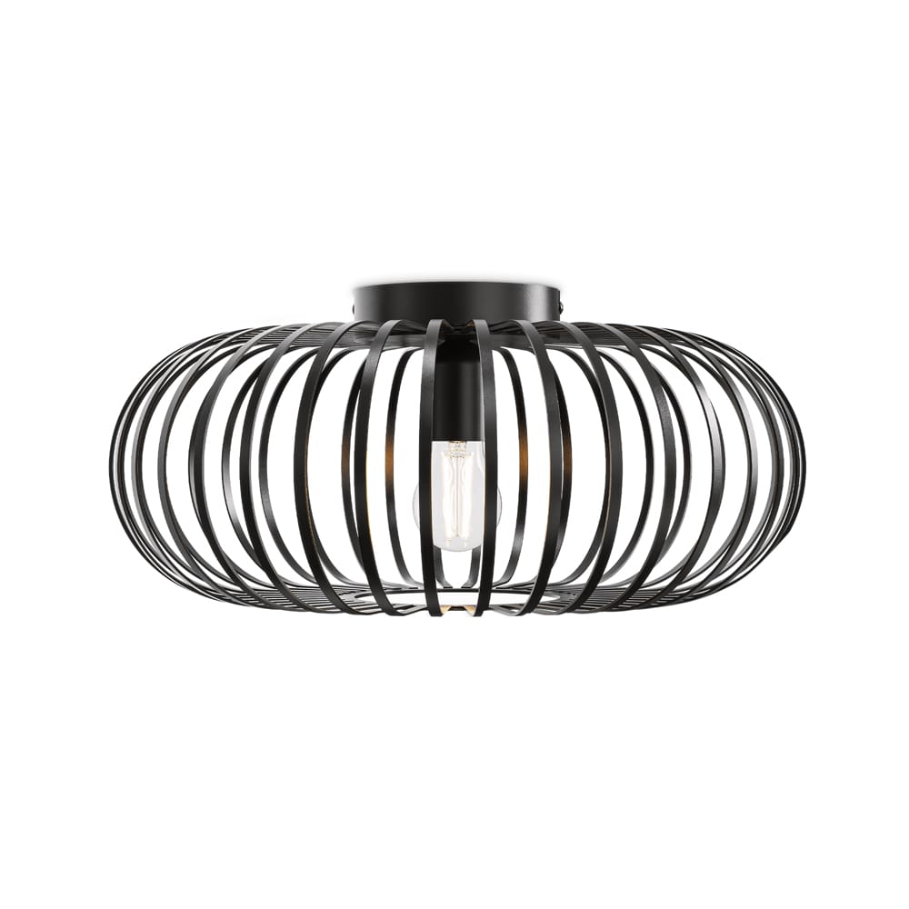 Cosmos - LED Plafondlamp - Dimbaar - E27 Fitting - Zwart afbeelding