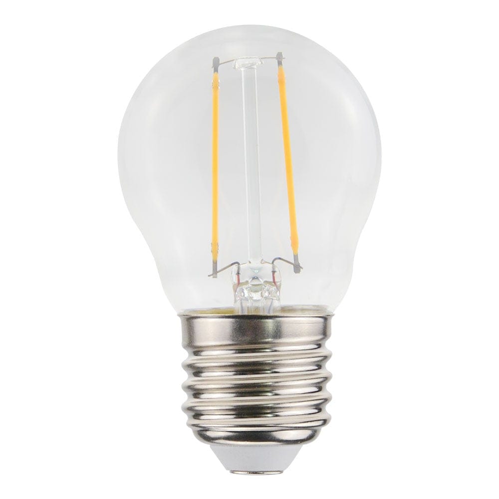 LED Filament lamp E27 - 2,5 Watt 250 Lumen - G45 vorm - 2700K Warmwit licht - Dimbaar - Helder glas afbeelding