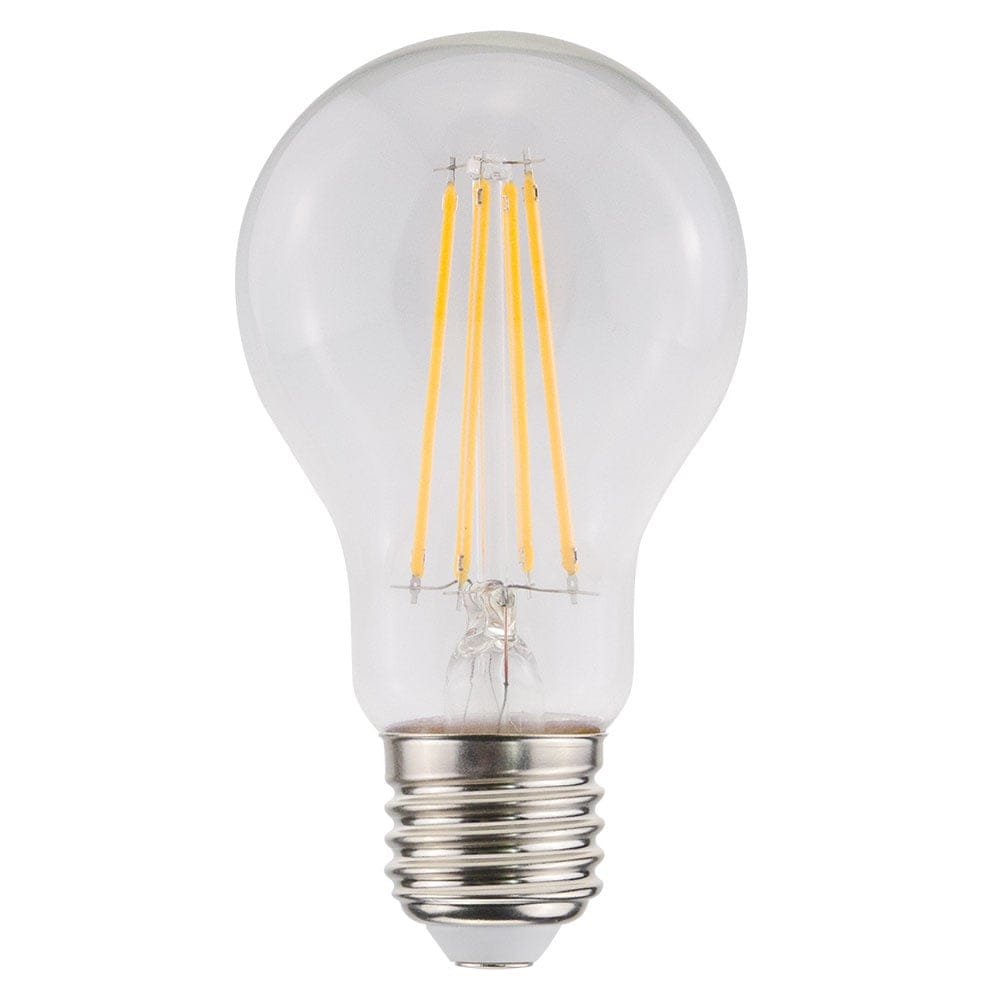 LED Filament lamp E27 - 9 Watt 1055 Lumen - A60 vorm - 2700K Warmwit licht - Dimbaar - Helder glas