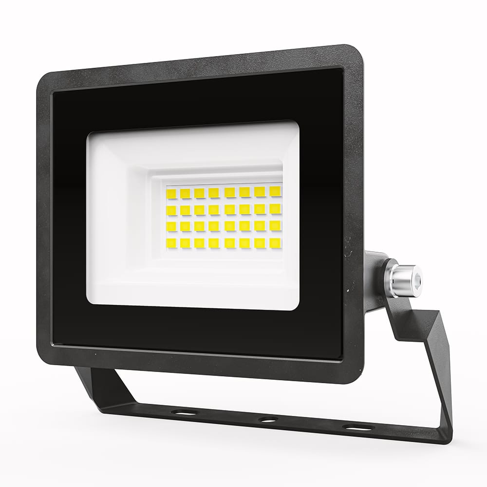 Stratos - LED Breedstraler 20 Watt 1620 Lumen - 4000K Neutraal wit licht - IP65 waterdicht - 15cm Kabel - Schijnwerper afbeelding
