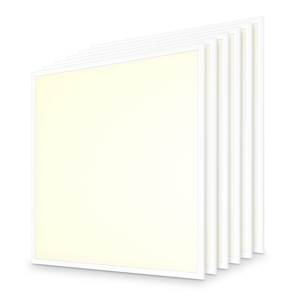 6x LED Paneel - 60x60 cm - 18/25 Watt - 4500 lumen - 180 lumen/watt - 3000K warm wit - UGR<19 - Flikkervrij - Incl. Philips Xitanium Driver - 5 jaar garantie afbeelding