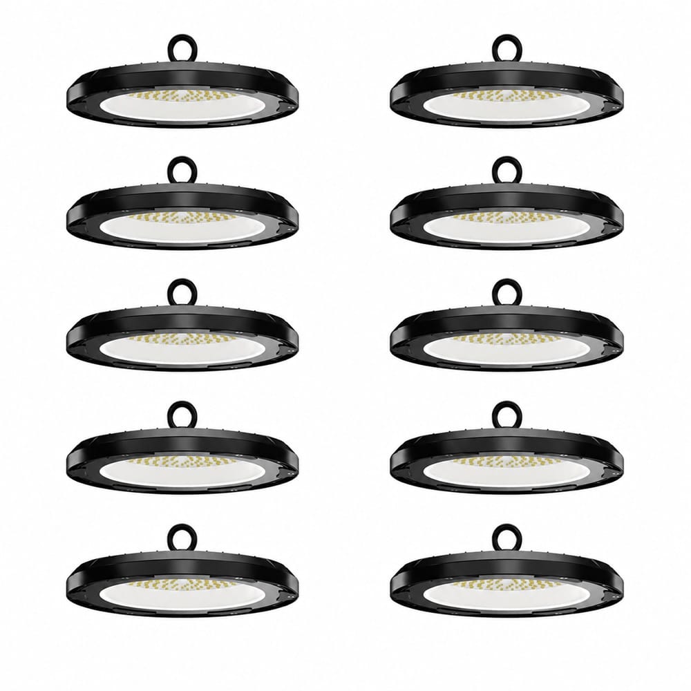 Set van 10 - Eris LED High Bay UFO - 100 Watt - 14.000 lumen (140lm/W) - 4000K neutraal wit - IP65 w