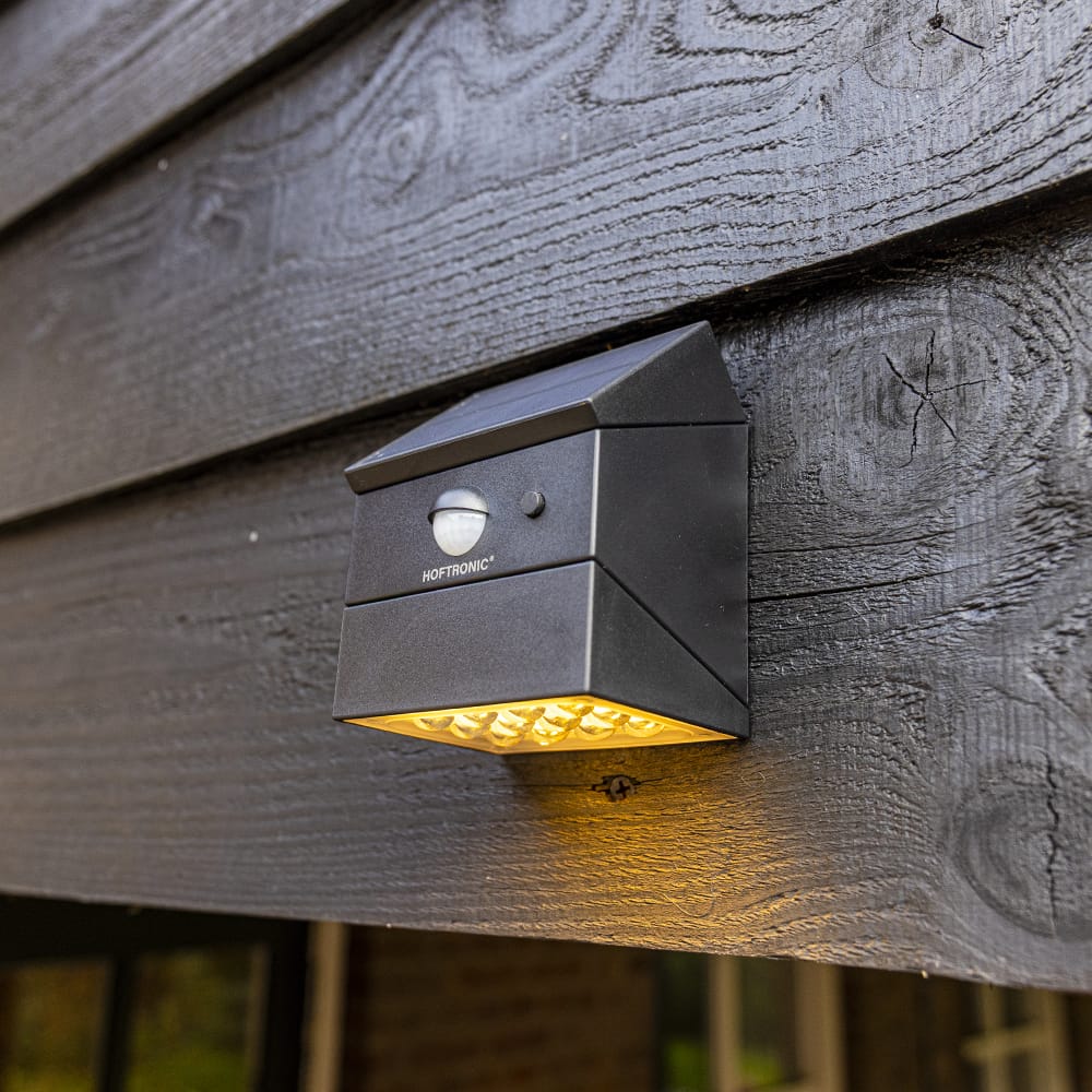 Cubos Solar LED Wandlamp 2.5W 300lm 2700K 4000K 6000K IP65 Zwart Downlight