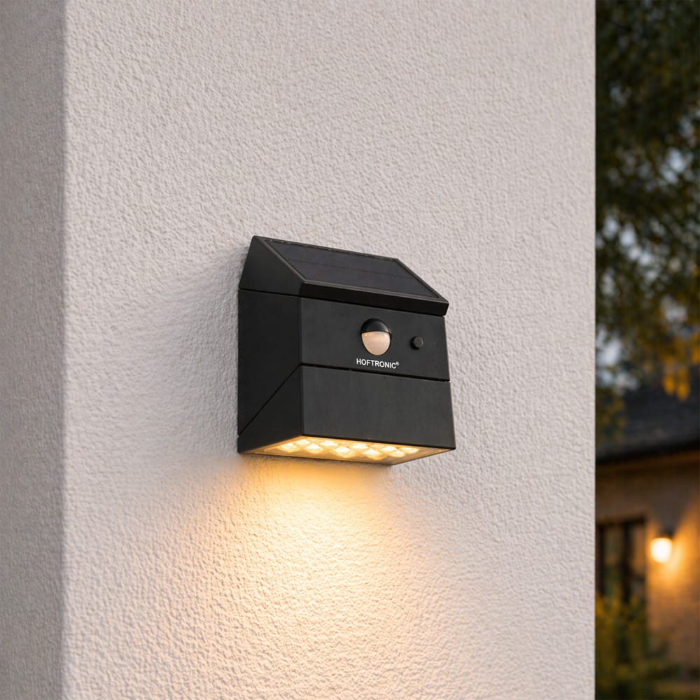 Cubos Solar LED Wandlamp met bewegingssensor - 2.5W 300lm - 2700K/4000K/6000K warm wit/neutraal wit/