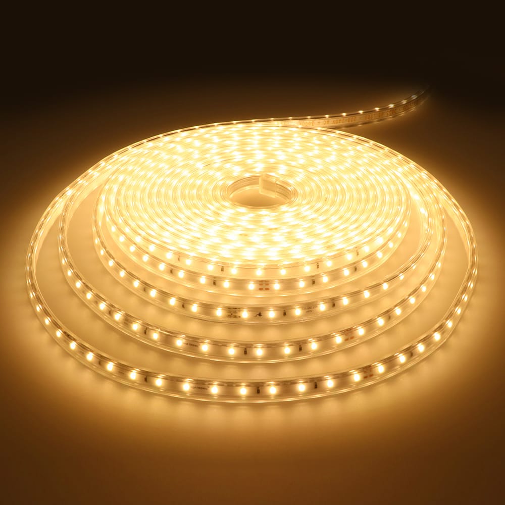 Flex60 LED Strip 10 meter 3000K warm wit IP65 waterdicht Buiten Binnen 60 LEDs m 80 Watt 7000 lumen Inkortbaar per meter Dimbaar