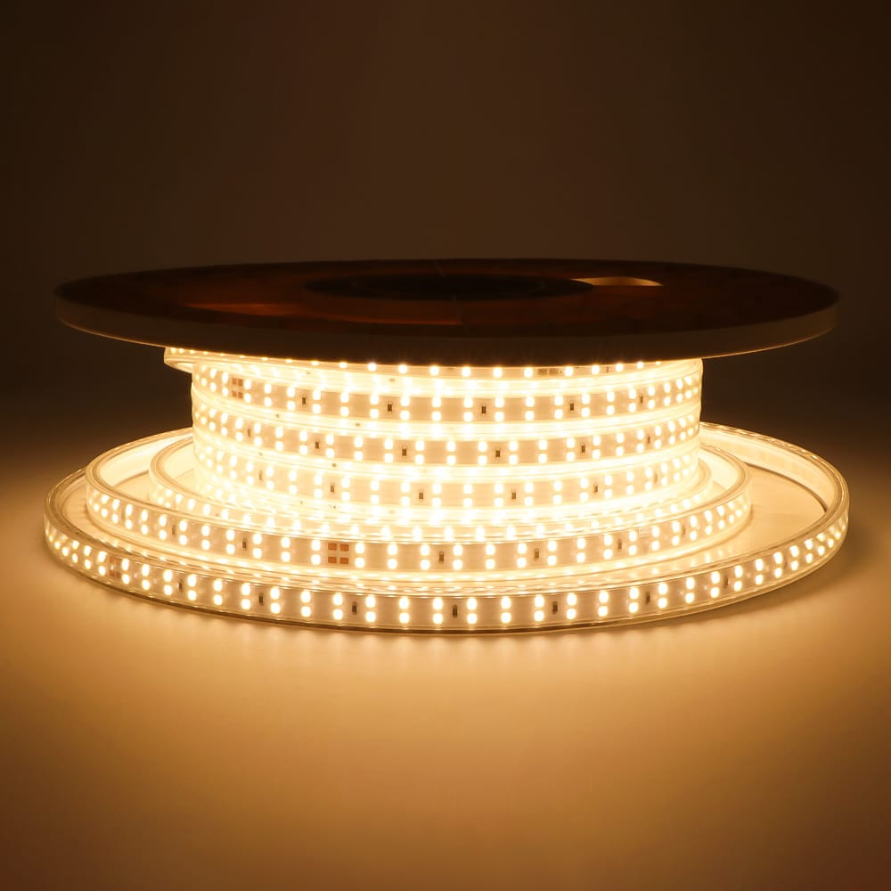 Flex180 LED Strip 25 meter - 3000K warm wit - IP65 waterdicht - Buiten & Binnen - 180 LEDs/m - 300 Watt 28.750 lumen - Inkortbaar per 20 cm - Dimbaar