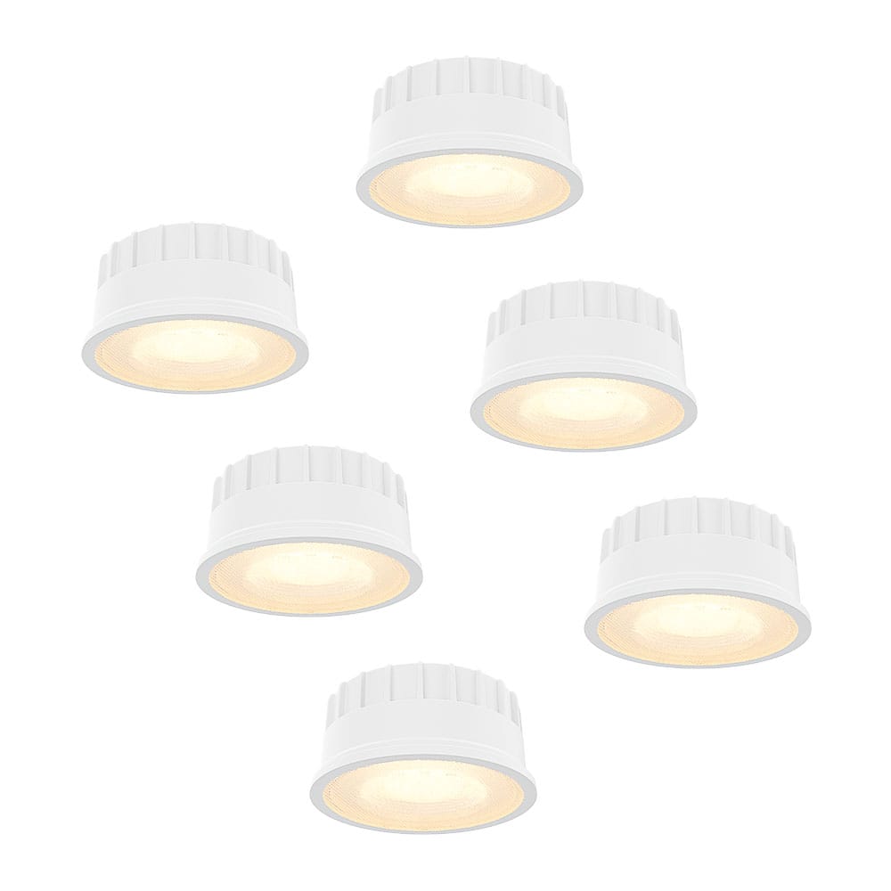 Set van 6 Dimbare LED modules - 6 watt 570 lumen - CCT instelbare lichtkleur 2700K/4000K/6000K afbeelding