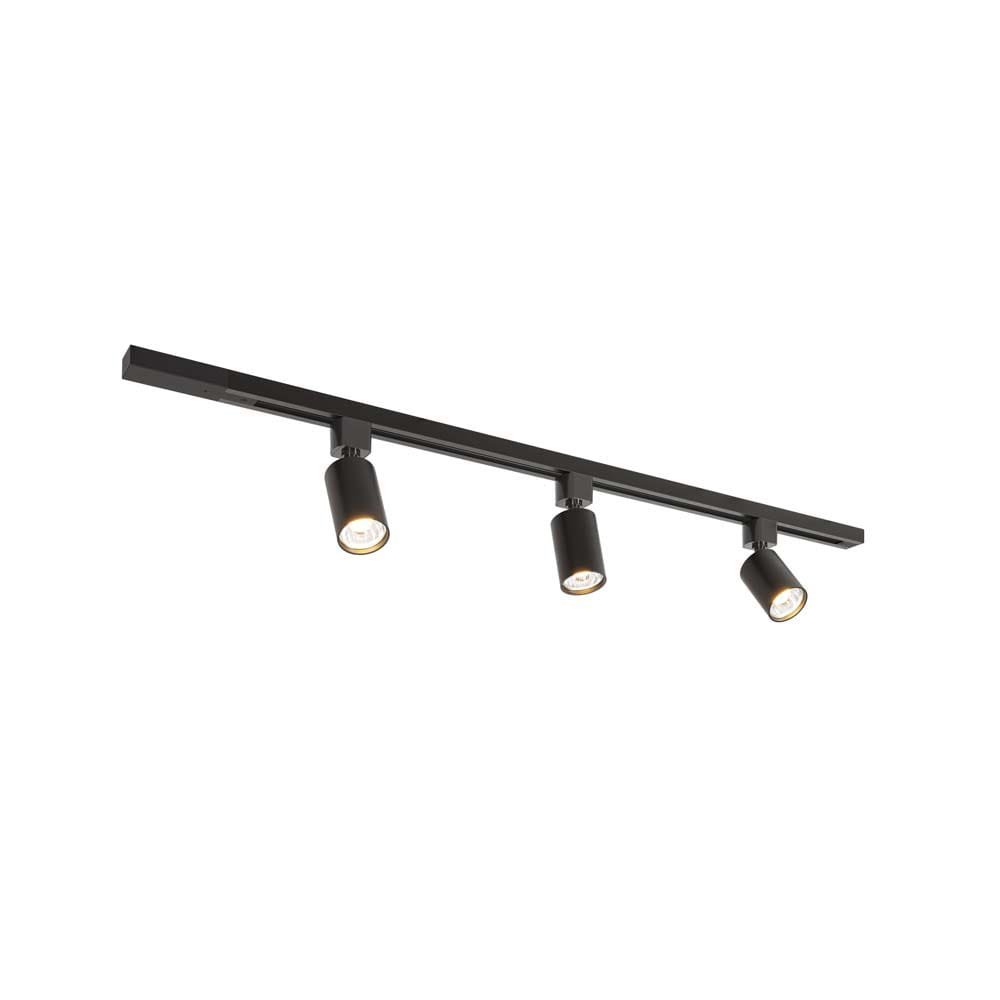 Taros Railverlichting Pakket Recht 1 m rail 3 railspots Excl. Lichtbron IP20 Modulair 230V