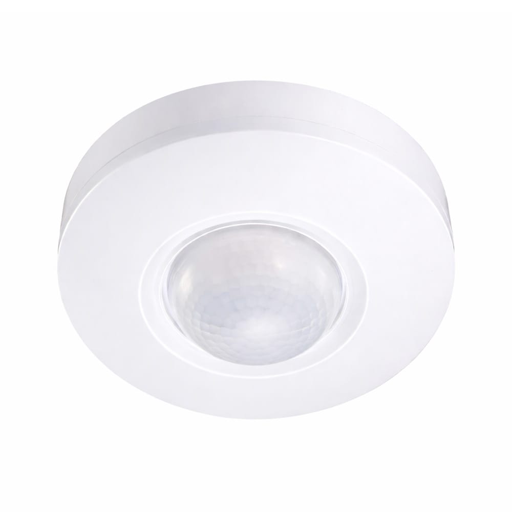 PIR-bewegingssensor met schemerschakelaar - 360° - 80mm bij inbouw - Bereik tot 11m links & rechts - Montagehoogte 2,2 tot 4m - IP44 - Maximaal 1000W