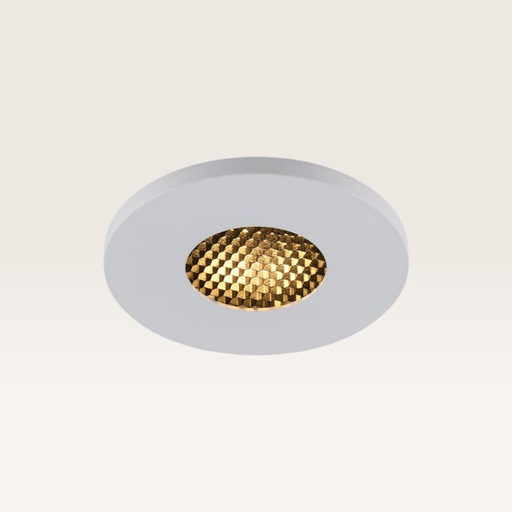 Inbouwspot Ulvion bianco nova - Zaagmaat 60mm - GU10-fitting - IP20 voor binnen - Wit - Met doorlusb