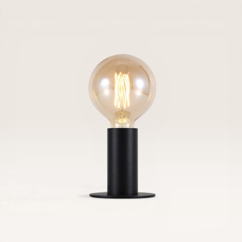Tafellamp Albedo nero - E27-fitting - Max. 15W - Minimalistisch design - Licht dat lijkt te zweven -