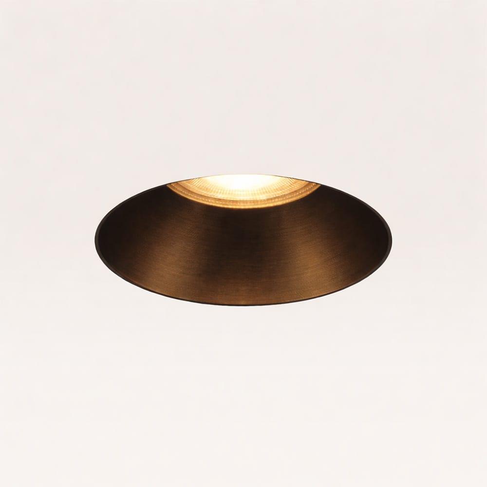 Trimless Inbouwspot Junaro Bronzo - Inbouwdiepte 40mm - GU10-fitting - IP20 voor binnen - Brons - Me