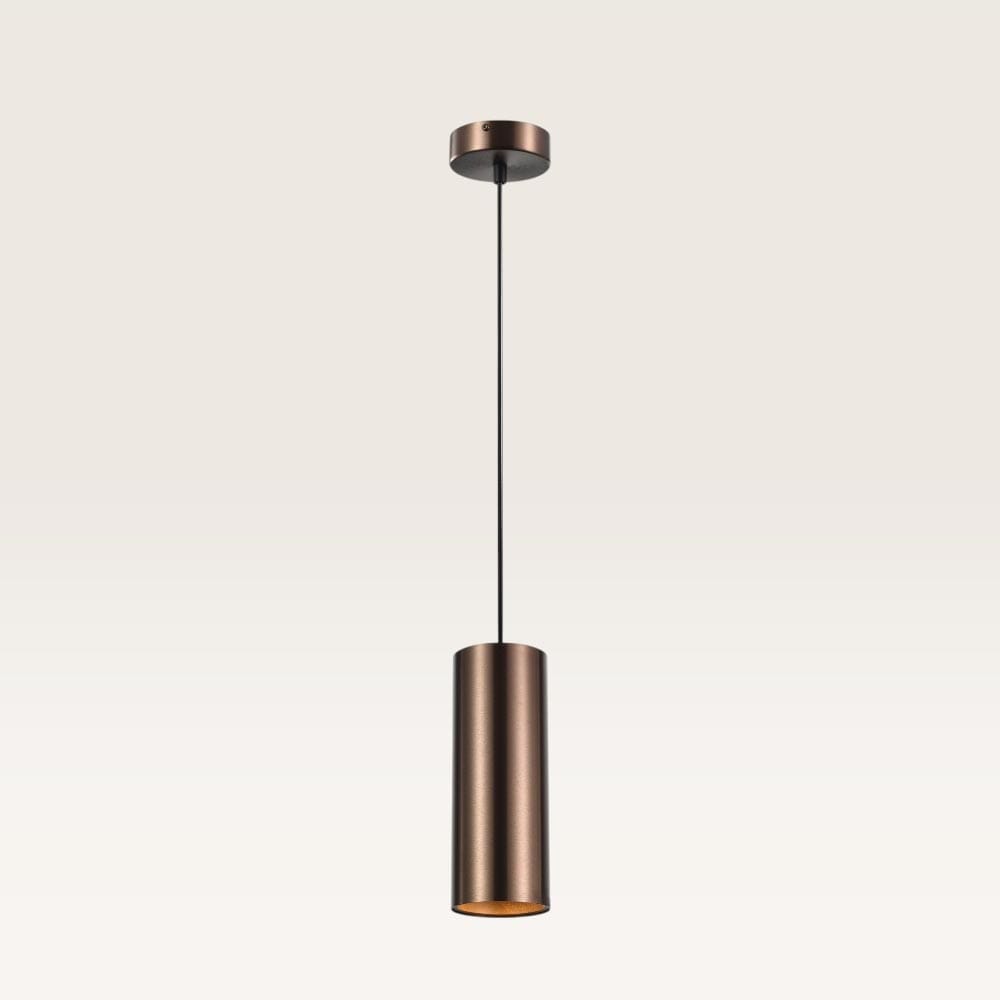 Hanglamp Erdena bronzo - GU10-fitting - Minimalistisch design - Licht dat lijkt te zweven - IP20 voo