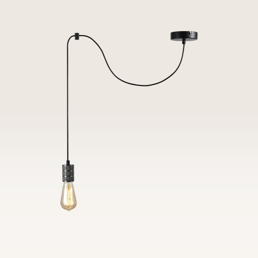 Hanglamp Lorena fero - E27-fitting - Minimalistisch design - Licht dat lijkt te zweven - IP20 voor b