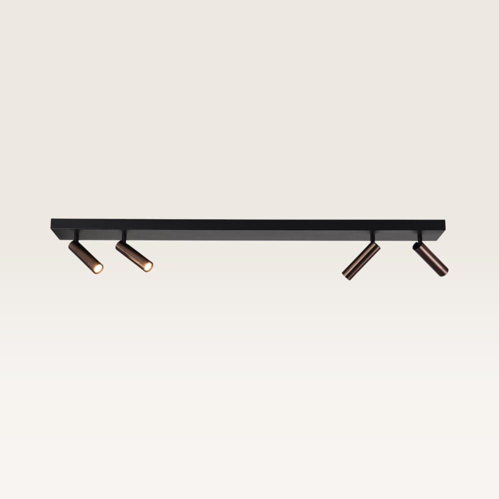 Plafondlamp Taviro bronzo - G9-fitting - Minimalistisch design - IP20 voor binnen