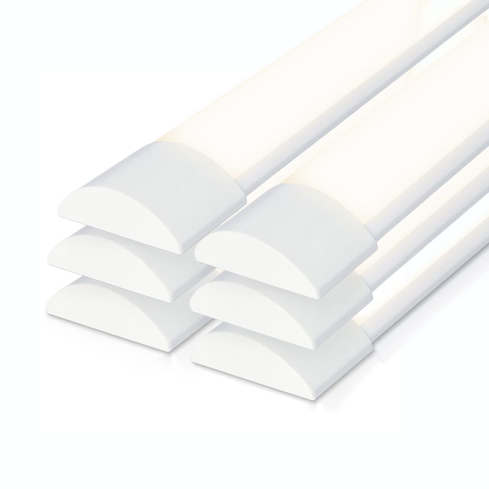 Set van 6 LED Batten 60cm - 20W 2400 lumen (120lm/W) - 4000K neutraal wit - Vervangt 160 Watt - Sams